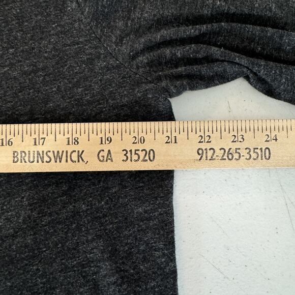 Polo Ralph Lauren Mens Custom Slim Fit T-Shirt Sz L Dark Heather Gray Long Slv - Picture 8 of 10